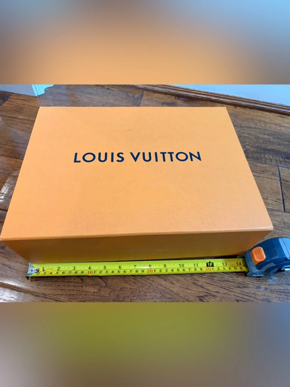 Louis Vuitton Orange Box with Blue Ribbon